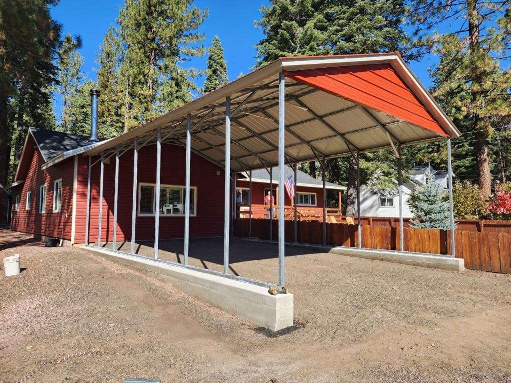 20x30x10 Vertical Roof Carport - Pacific Metal Buildings, Inc