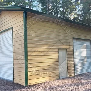 20x30x14 Vertical Style Overhang Garage