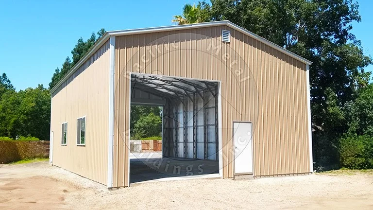 30x50x16 Metal Garage