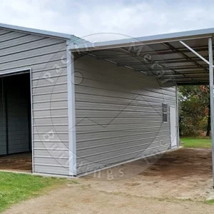 20x30x12 Garage with Lean To