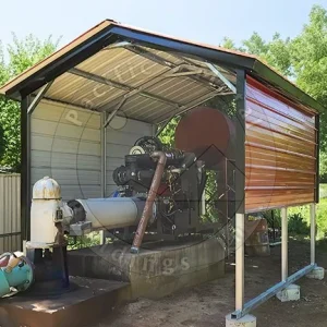 10x10x8 Metal Shed