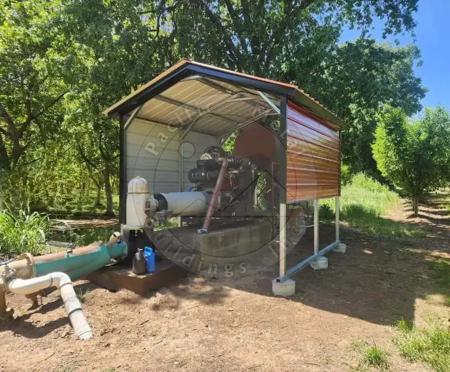 10x10x8 Metal Shed