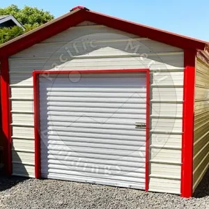 28x45x14'6" Metal Building with Lean to