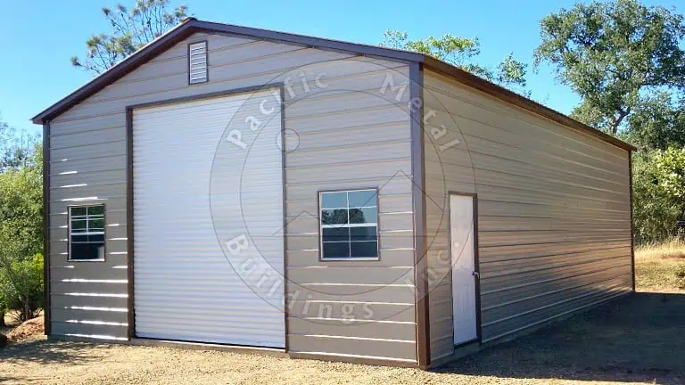 24x40x12 Metal Garage