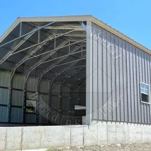 30x40x12 Vertical Steel Workshop