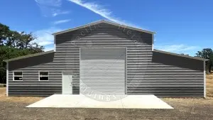 30x52x18 Metal Barn